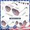 12 Pack Mens Women American Flag Sunglasses USA Flag Glasses for 4th of July for Independence Day Patriotic Decoration